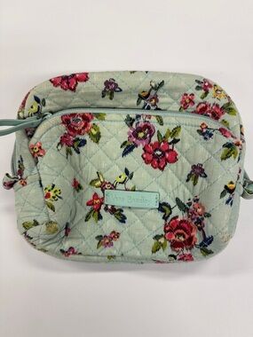 Vera Bradley Mint Green Quilted Floral Crossbody